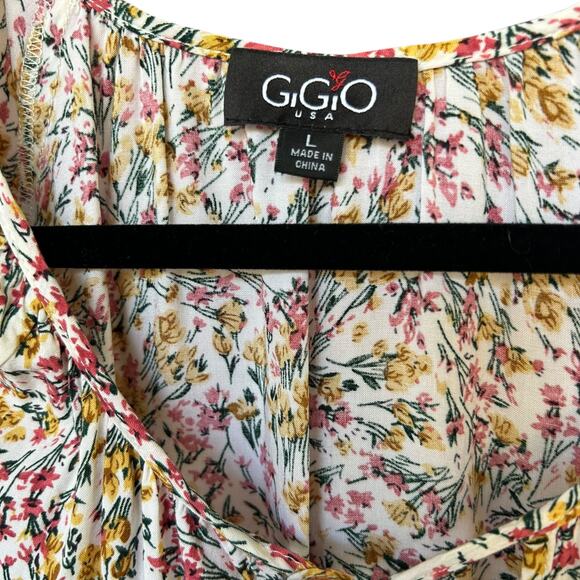 GiGio USA Women's Floral Fairy Top Size Large - Picture 3 of 4